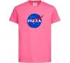 Дитяча футболка Pizza Nasa Яскраво-рожевий фото