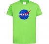 Дитяча футболка Pizza Nasa Лаймовий фото