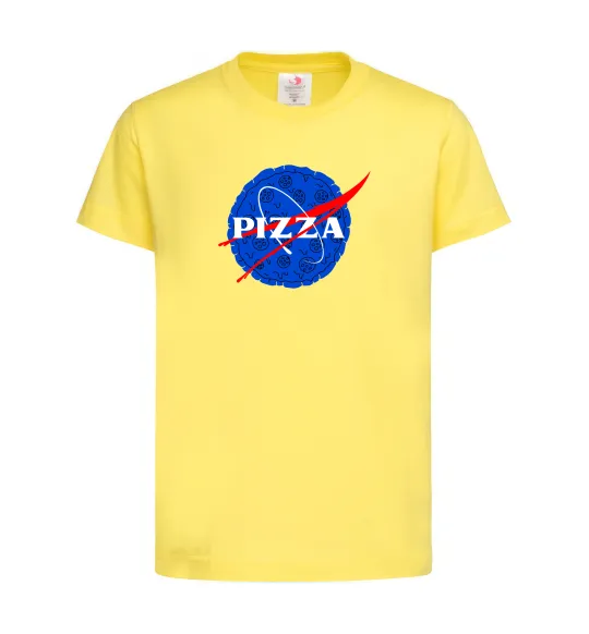 Детская футболка Pizza Nasa Лимонный фото