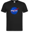 Чоловіча футболка Pizza Nasa Чорний Чоловіча футболка Pizza Nasa Чорний фото