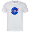 Чоловіча футболка Pizza Nasa Білий Чоловіча футболка Pizza Nasa Білий фото