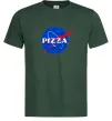Чоловіча футболка Pizza Nasa Темно-зелений Чоловіча футболка Pizza Nasa Темно-зелений фото
