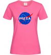 Женская футболка Pizza Nasa Ярко-розовый фото