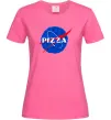 Жіноча футболка Pizza Nasa Яскраво-рожевий фото