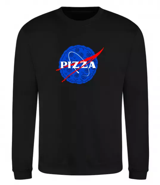 Світшот Pizza Nasa Чорний фото
