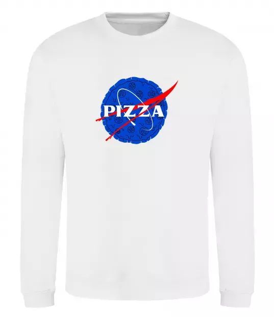 Світшот Pizza Nasa Білий фото