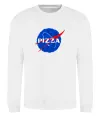 Світшот Pizza Nasa Білий фото