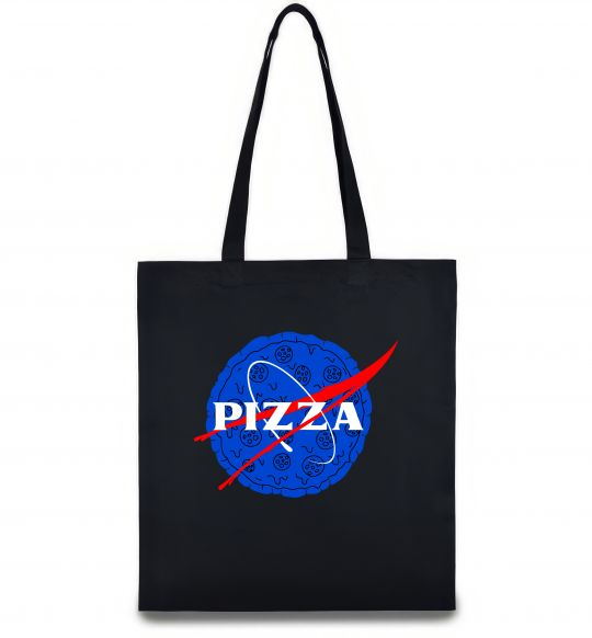 Еко-сумка Pizza Nasa Чорний фото