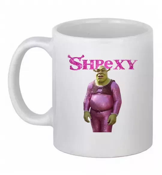 Чашка керамическая Shrexy Белый фото