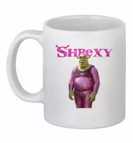 Чашка керамическая Shrexy Белый фото