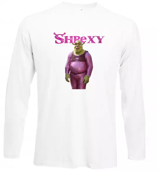 Лонгслів Shrexy Білий фото