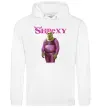 Мужская толстовка (худи) Shrexy Белый фото