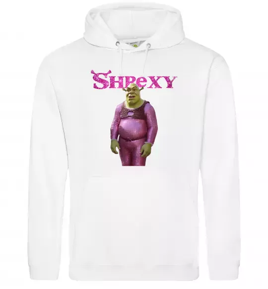 Женская толстовка (худи) Shrexy Белый фото