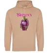 Женская толстовка (худи) Shrexy Песочный фото