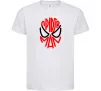 Детская футболка Spider man обличчя Белый фото