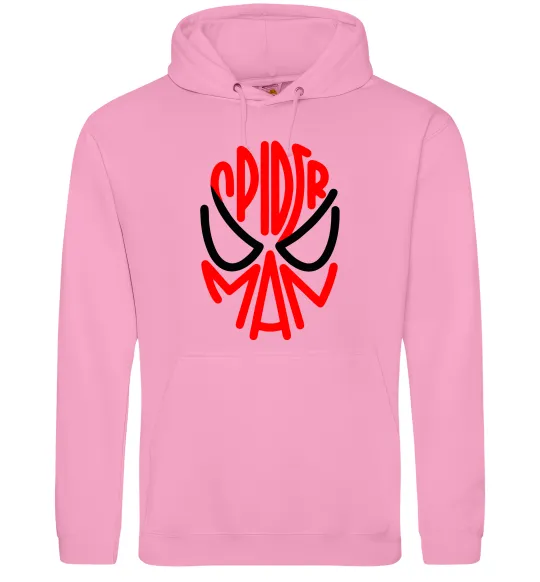 Жіноча толстовка (худі) Spider man обличчя Рожевий фото
