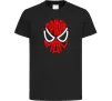Детская футболка Spider man обличчя Черный фото