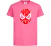 Детская футболка Spider man обличчя Ярко-розовый фото