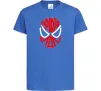 Детская футболка Spider man обличчя Ярко-синий фото