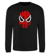Свитшот Spider man обличчя Черный фото
