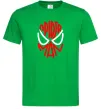 Чоловіча футболка Spider man обличчя Зелений фото