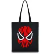 Эко-сумка Spider man обличчя Черный фото