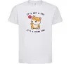 Детская футболка It`s not a fox it`s a shiba inu Белый фото