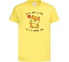 Детская футболка It`s not a fox it`s a shiba inu Лимонный фото
