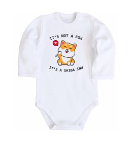 Дитячий бодік It`s not a fox it`s a shiba inu Дитячий бодік It`s not a fox it`s a shiba inu