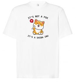 Футболка Оверсайз It`s not a fox it`s a shiba inu