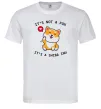 Мужская футболка It`s not a fox it`s a shiba inu Белый фото