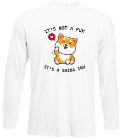 Лонгслив It`s not a fox it`s a shiba inu