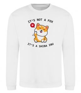 Свитшот It`s not a fox it`s a shiba inu