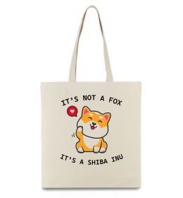 Эко-сумка It`s not a fox it`s a shiba inu