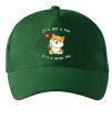 Кепка It`s not a fox it`s a shiba inu Темно-зеленый фото