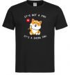 Мужская футболка It`s not a fox it`s a shiba inu Черный фото