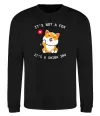 Світшот It`s not a fox it`s a shiba inu Чорний фото