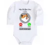 Детский боди Shiba Inu is calling Белый фото
