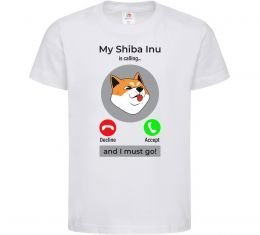Дитяча футболка Shiba Inu is calling