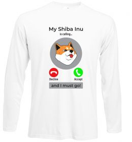 Лонгслів Shiba Inu is calling