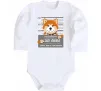 Детский боди Bad shiba Белый Детский боди Bad shiba Белый фото