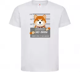 Детская футболка It`s not a fox it`s a shiba inu Белый фото