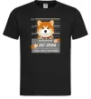 Мужская футболка Bad shiba Черный фото