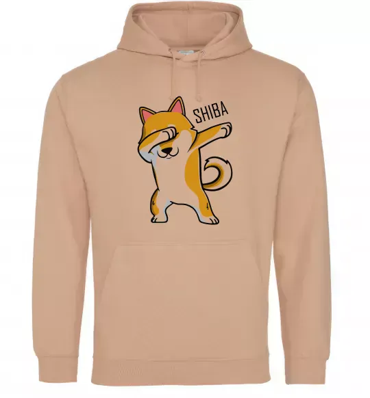 Жіноча толстовка (худі) Сіба-іну в тренді Пісочний фото