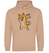 Жіноча толстовка (худі) Сіба-іну в тренді Пісочний фото