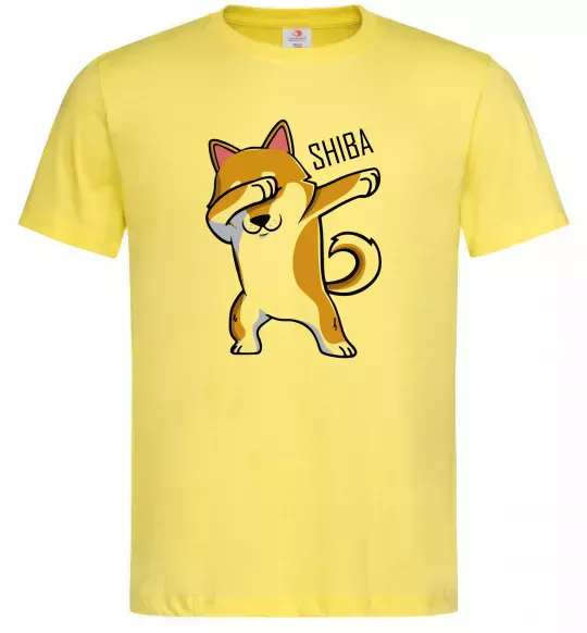 Чоловіча футболка Сіба-іну в тренді Лимонний фото