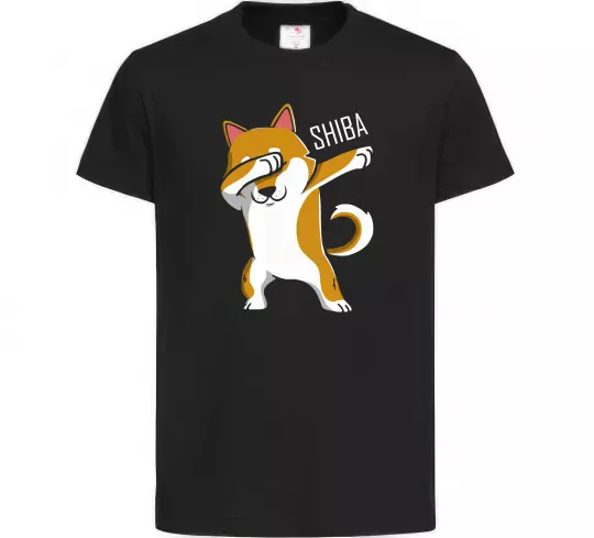 Детская футболка Сіба-іну в тренді Черный фото