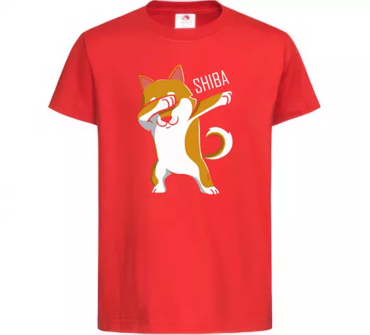 Детская футболка Сіба-іну в тренді Красный фото