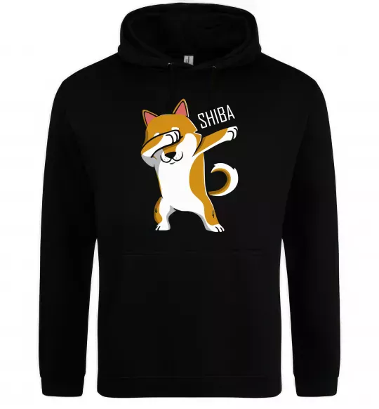 Жіноча толстовка (худі) Сіба-іну в тренді Чорний фото