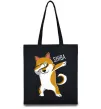 Эко-сумка Сіба-іну в тренді Черный фото